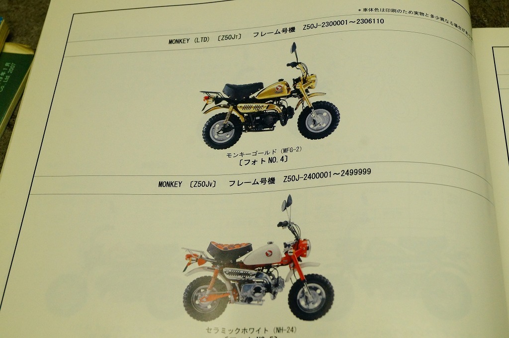 ホンダ モンキー／LTD／SP(Z50J) パーツカタログの画像6
