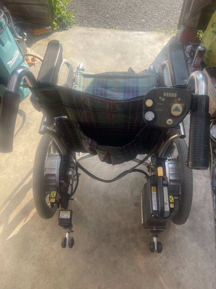 ヤマハ　介助式車椅子 電動式　動作確認済み　引き取り希望_画像2
