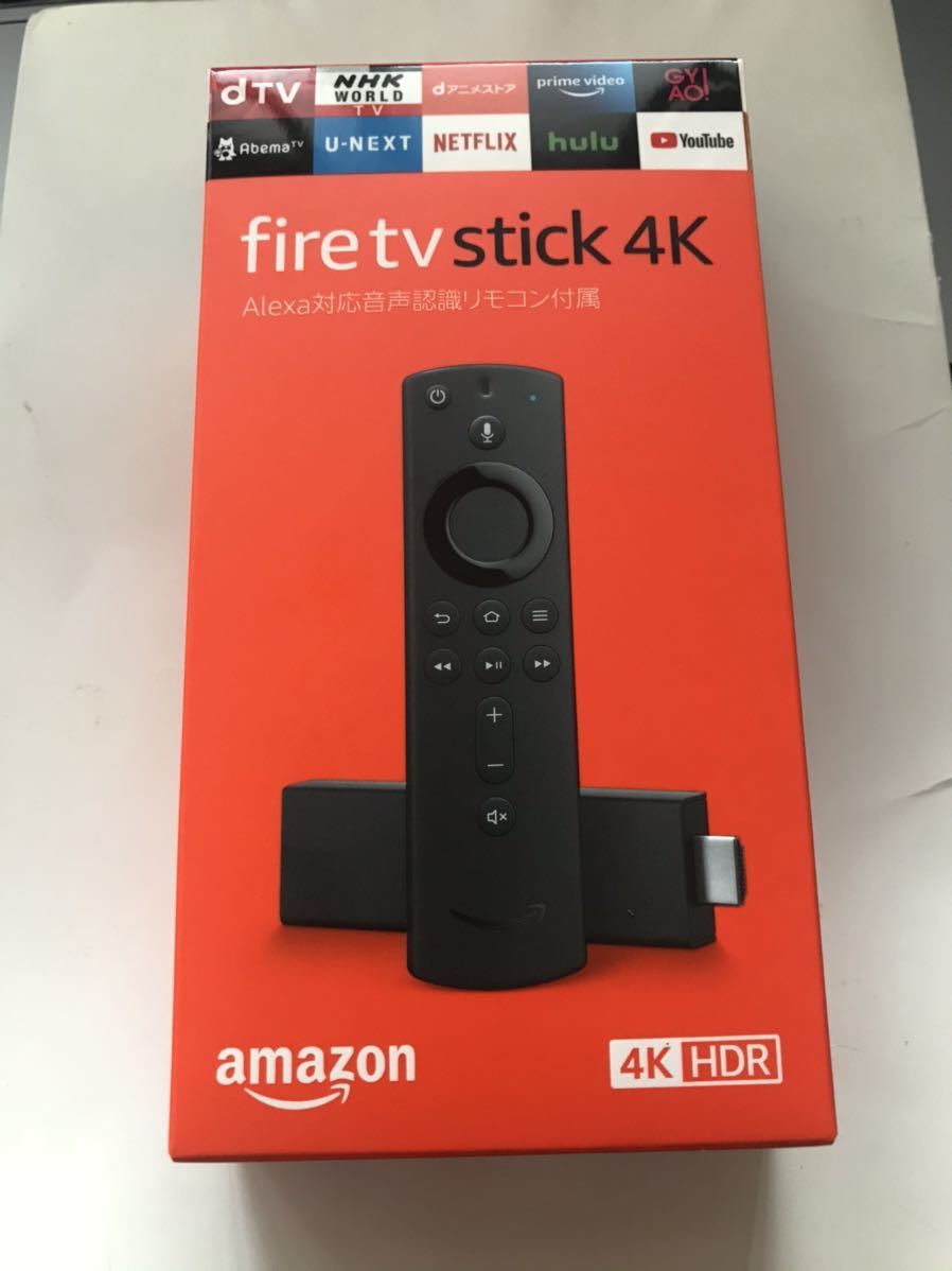 新品　送料無料 Amazon Fire Stick TV 4K Alexa対応音声認識リモコン付属_画像1