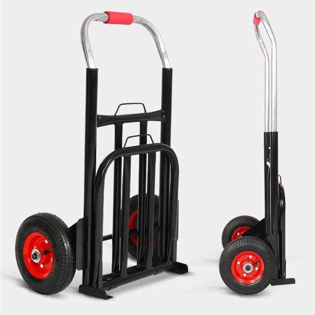 2 wheel shopping Cart hand Carry withstand load 75kg light weight folding type luggage transportation 