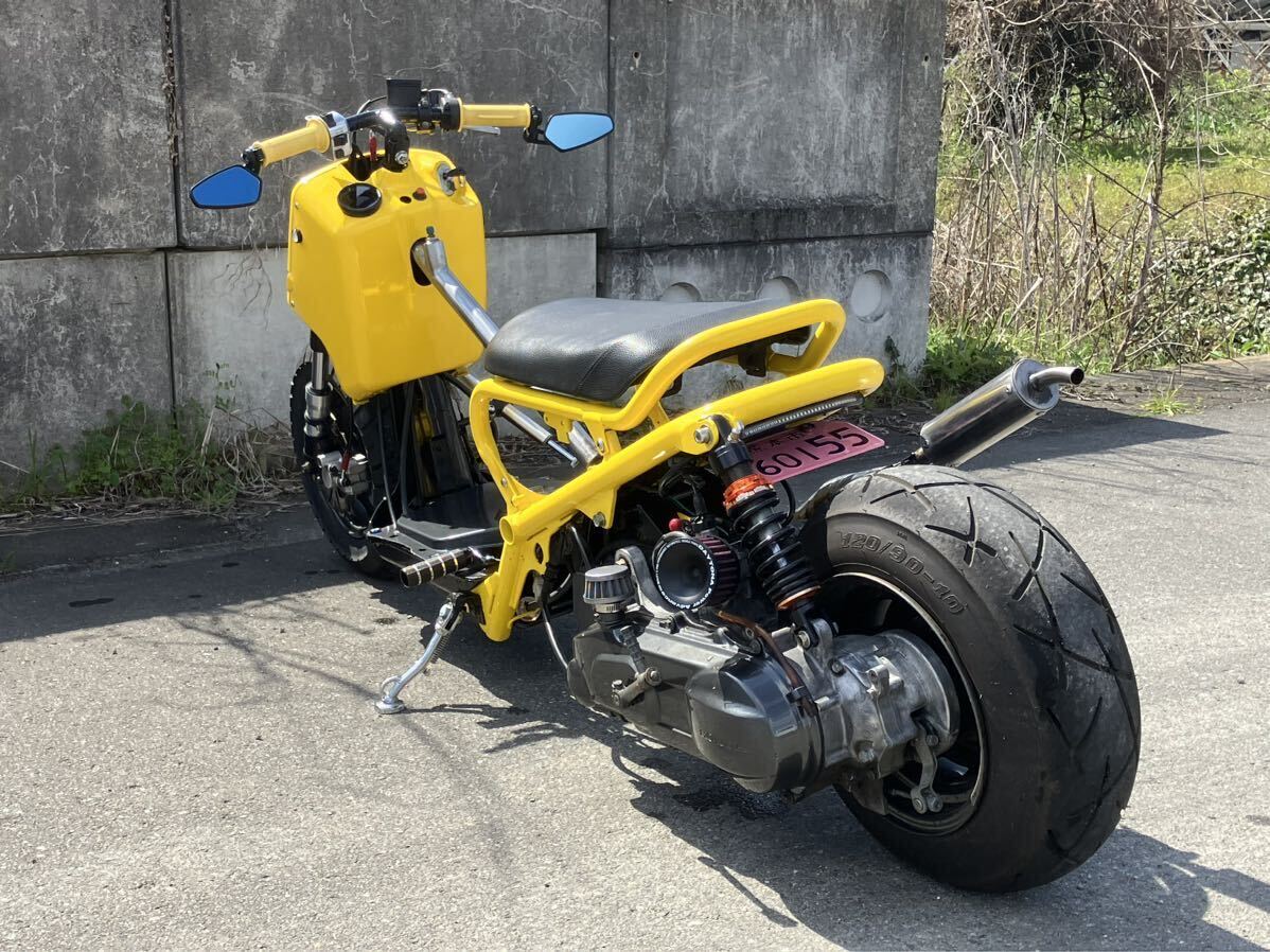 ズーマー　アドレスV100エンジンスワップ　ワンオフリヤフレーム ズーマーアドレスV100エンジンスワップワンオフリヤフレーム