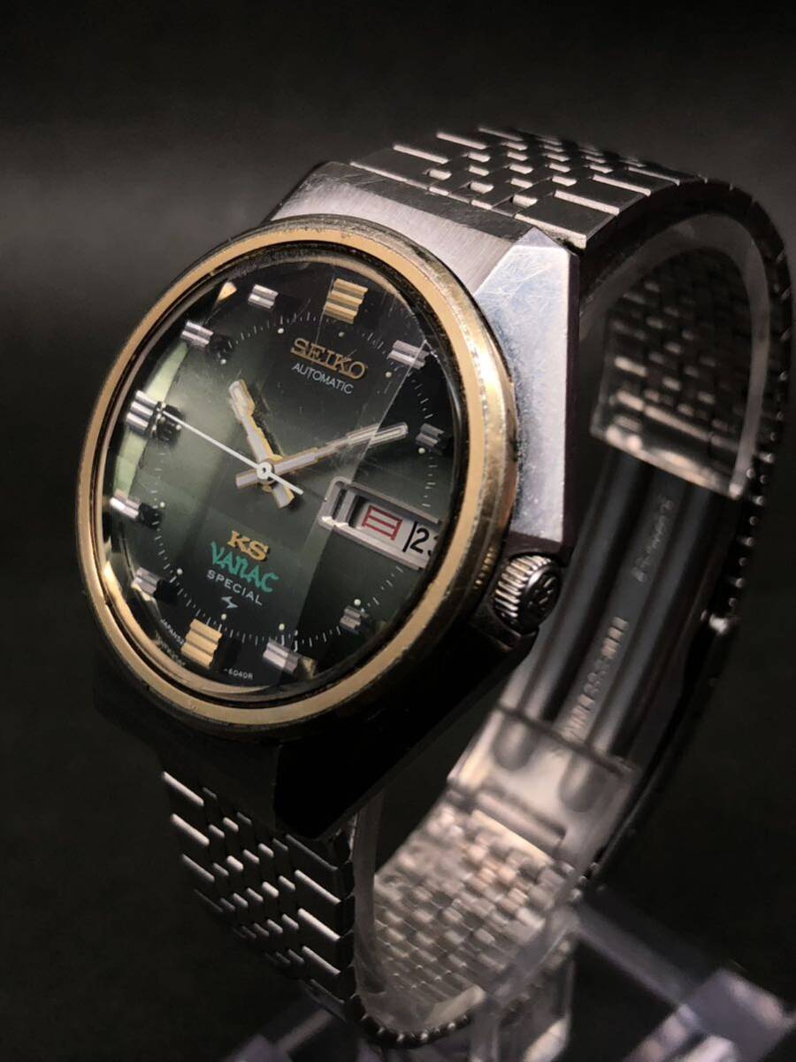 極稀少◆SEIKO【キングセイコー/バナックスペシャル】 9面カットガラス◆亀戸精工舎1972年製◆自動巻◆機械測定平置き±30秒(測定数値好調)