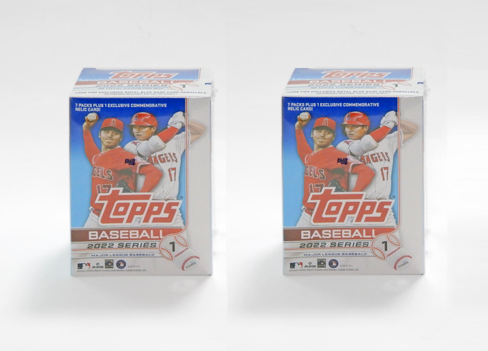 ●TOPPSトレカ【2BOXセット！】2022 Topps Baseball Series 大谷翔平 MLBオールスター出場 ファナティクスのカード付！の画像1