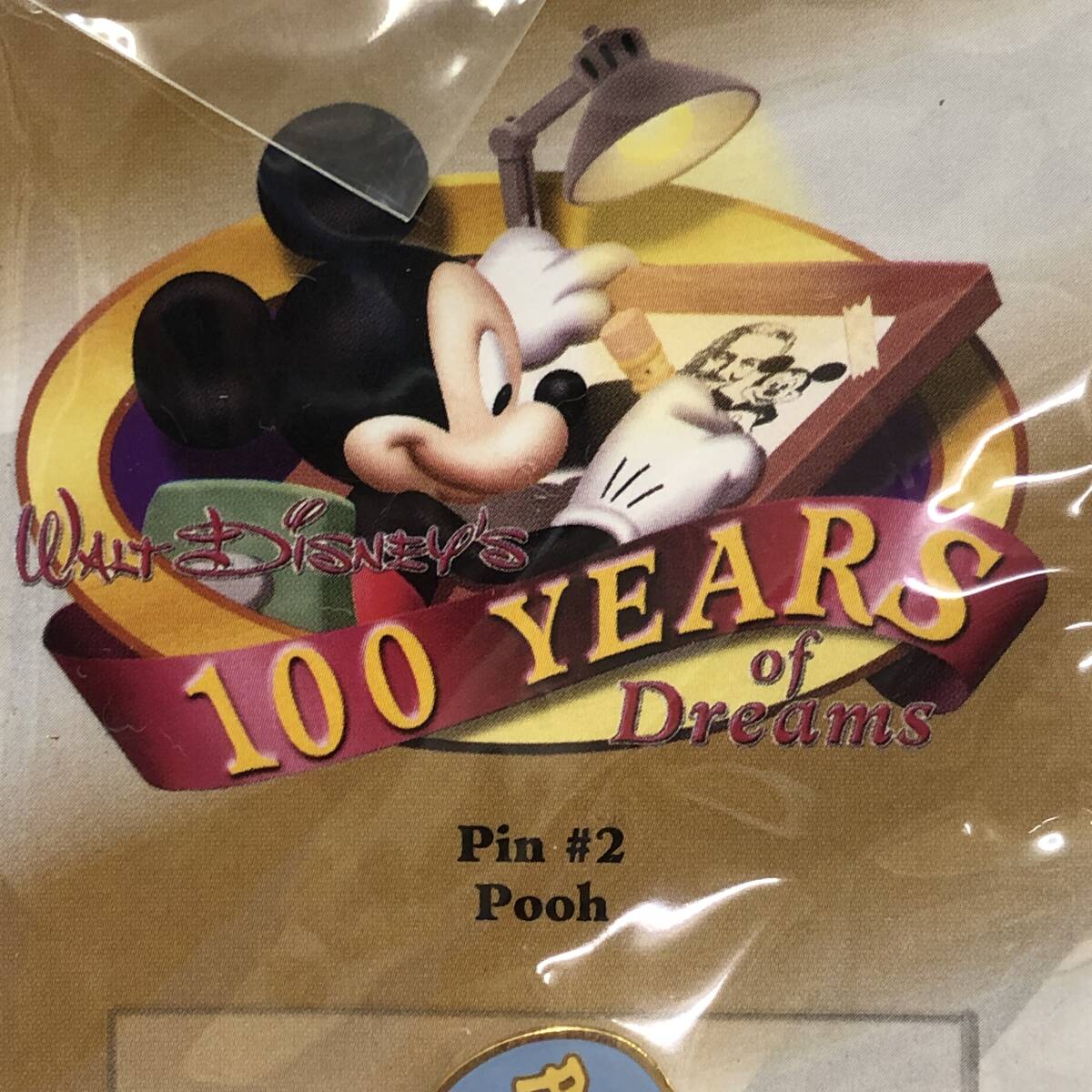 [グッズ] ディズニー「ピンバッジ ＃2：くまのプーさん」 Walt Disney's 100 Years of Dreams ピンバッチ コレクションの画像3