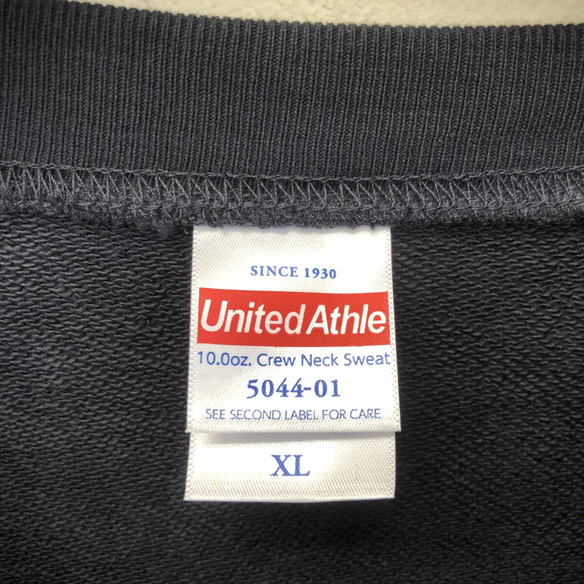 [洋服] メンズ「United Athle：ユナイテッドアスレ トレーナー ブラック ①」 サイズ：XL 長袖 ファッション_画像9