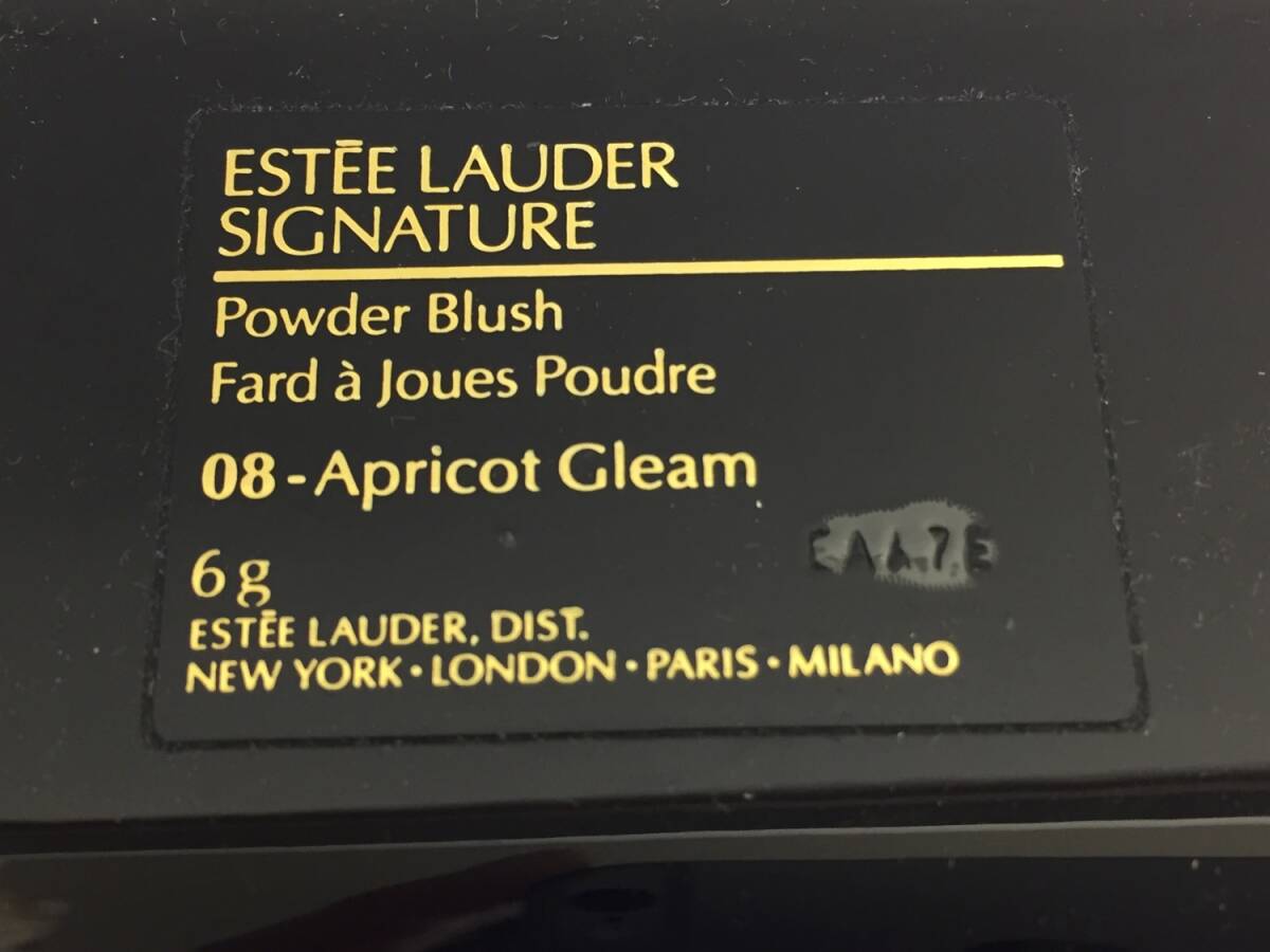[コスメ] 化粧品「ESTEE LAUDER」パウダーブラッシュ 08 apricot gleam エスティローダー シグネチャー 長期保管品 _画像7