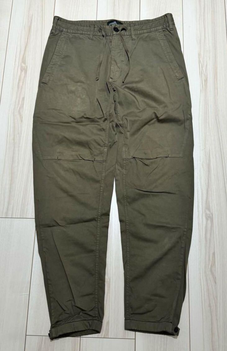 STONE ISLAND SHADOW PROJECT LEISURE PANTS (STRETCH COTTON WOOL SATIN_画像6