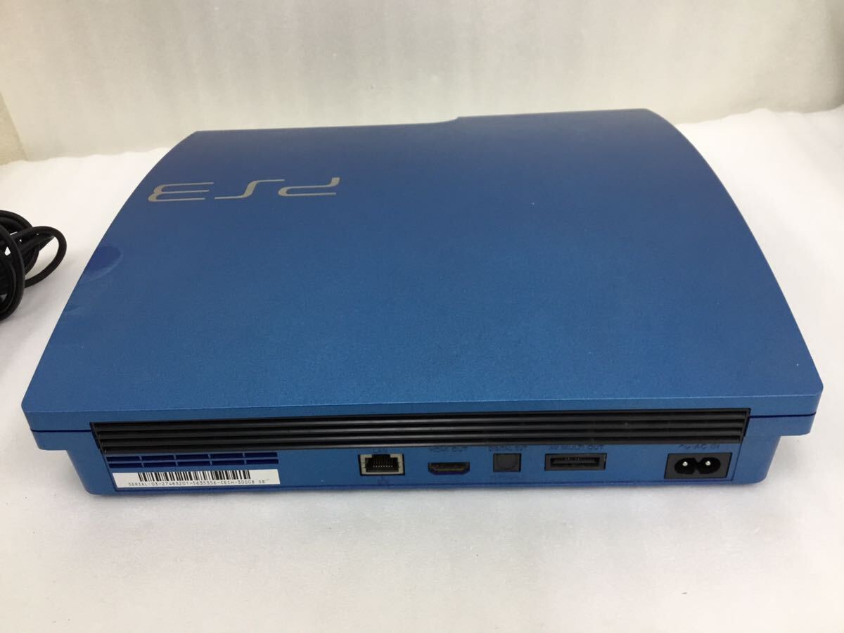 中古 PS3 プレステ3 PlayStation 3 (320GB) スプラッシュ・ブルー (CECH-3000BSB) SONY ゲーム機 【龍が如く付き】本体 コントローラー の画像4