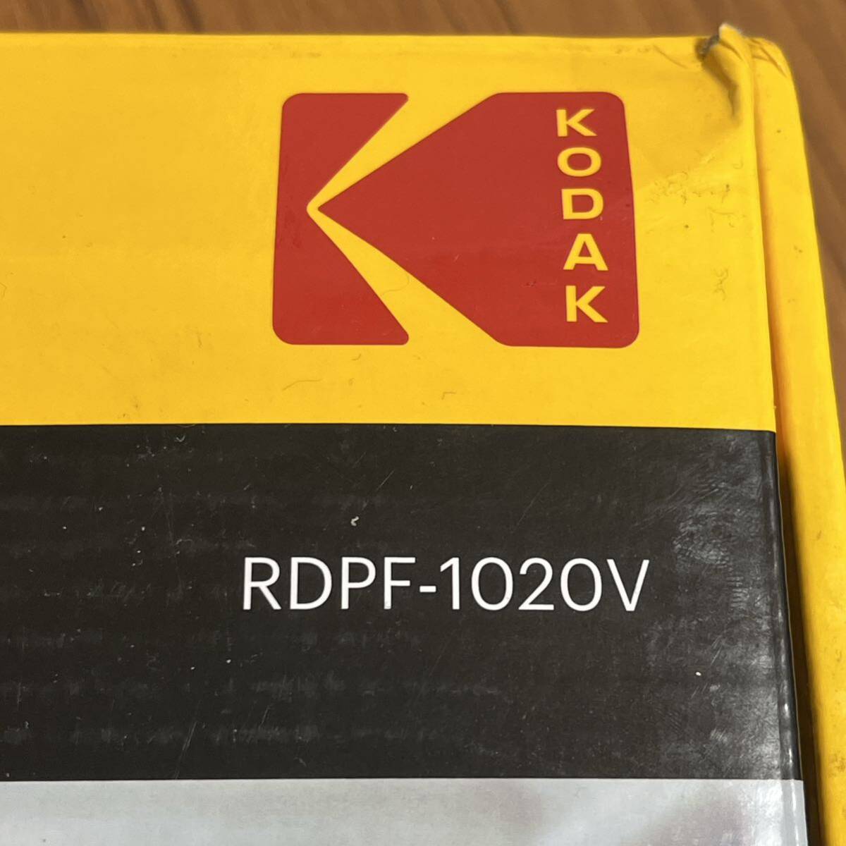 {1 jpy ~ start } unused KODAK wooden digital photo frame 10 -inch IPS 1280X800 height resolution USB SD card correspondence RDPF-1020V{ free shipping }