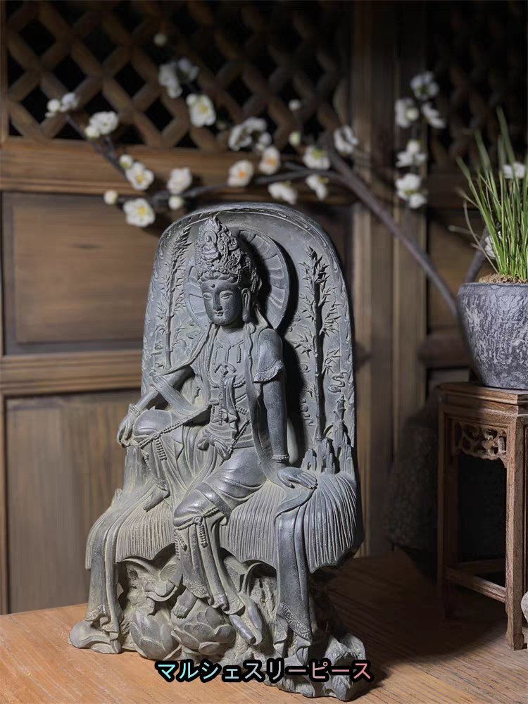 極細工 仏教古美術 仏像 ガンダーラ石仏 ガンダーラ美術 石仏 仏像 装飾 置物 装飾 収蔵 コレクションの画像1