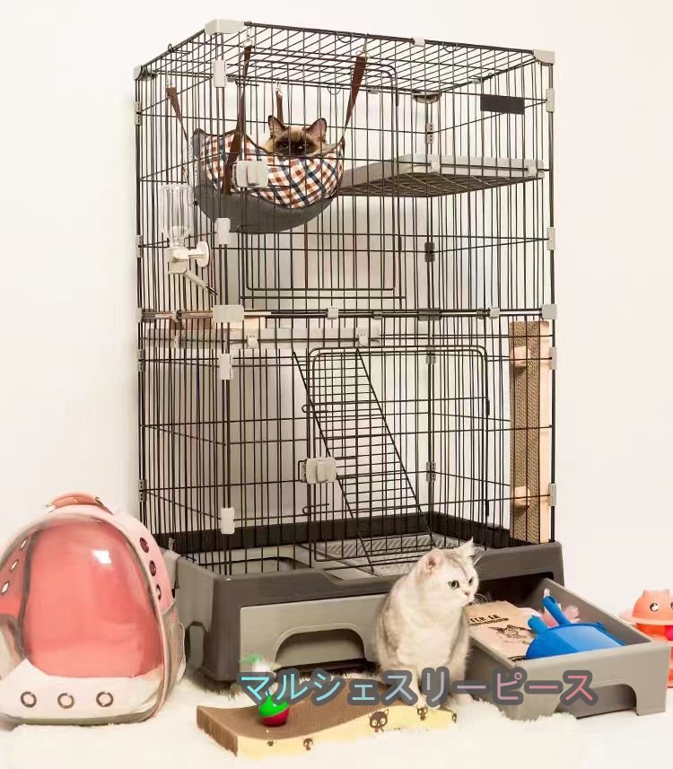  cat cage cat cage pet accessories two step gauge cat supplies pet accessories beige 