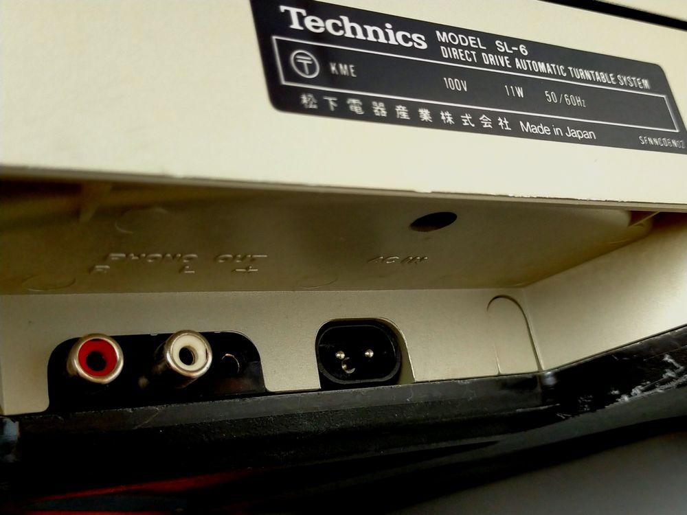 ☆メンテ済 Technics SL-6 ダイレクトドライブ リニアトラッキング レコードプレーヤー 動作確認済_画像8