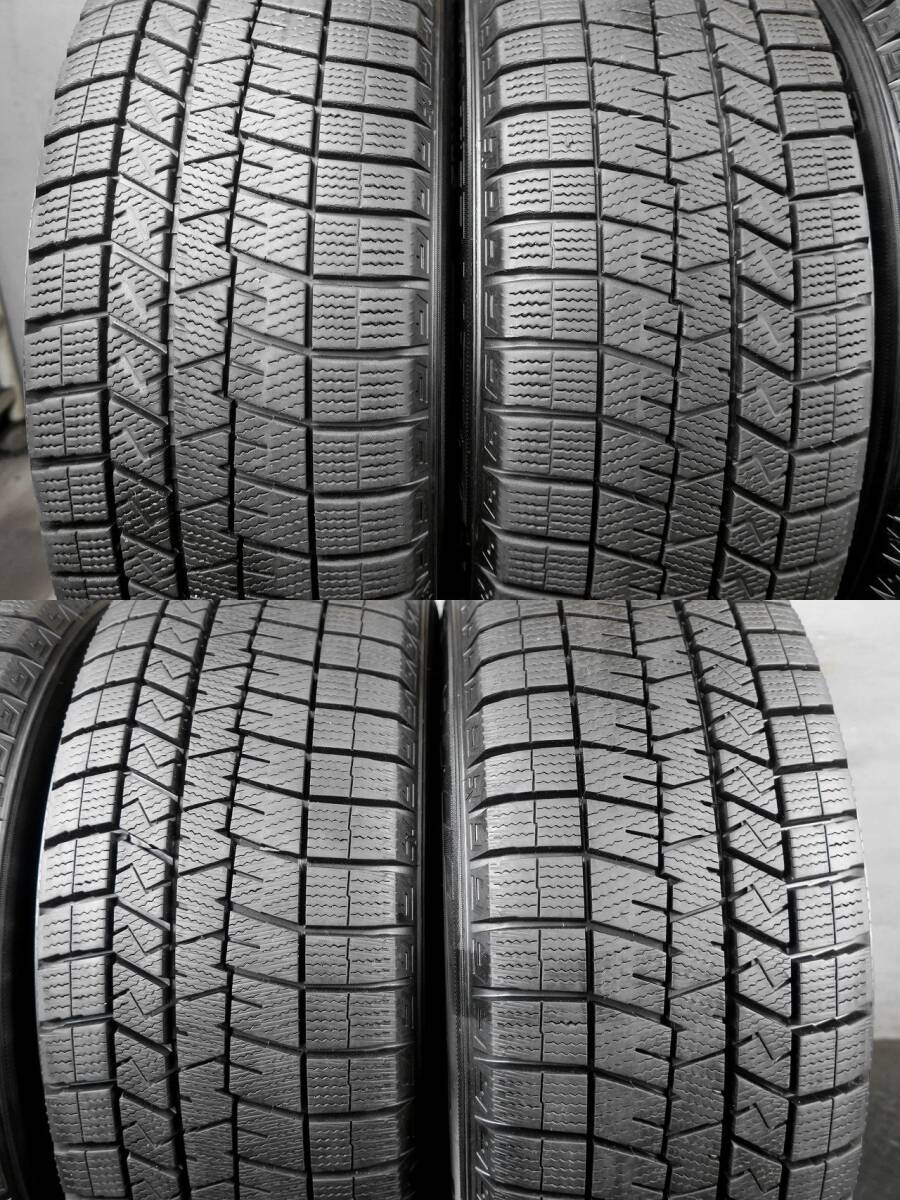 雪道安心 2021年製 国産スタッドレス ダンロップ WM03 205/55R17 ケレナーズ スポーツ PCD120/5H BMW MINI ミニ R60 クロスオーバー 即納の画像7