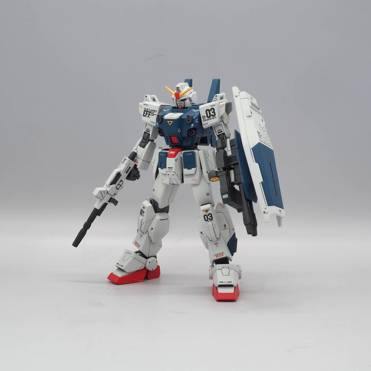 【塗装済改修完成品】 HGUC HG 1/144 RX-79 BD-1/2/3 ブルーディスティニー 1/2/3号機 EXAM 3体セット_画像8