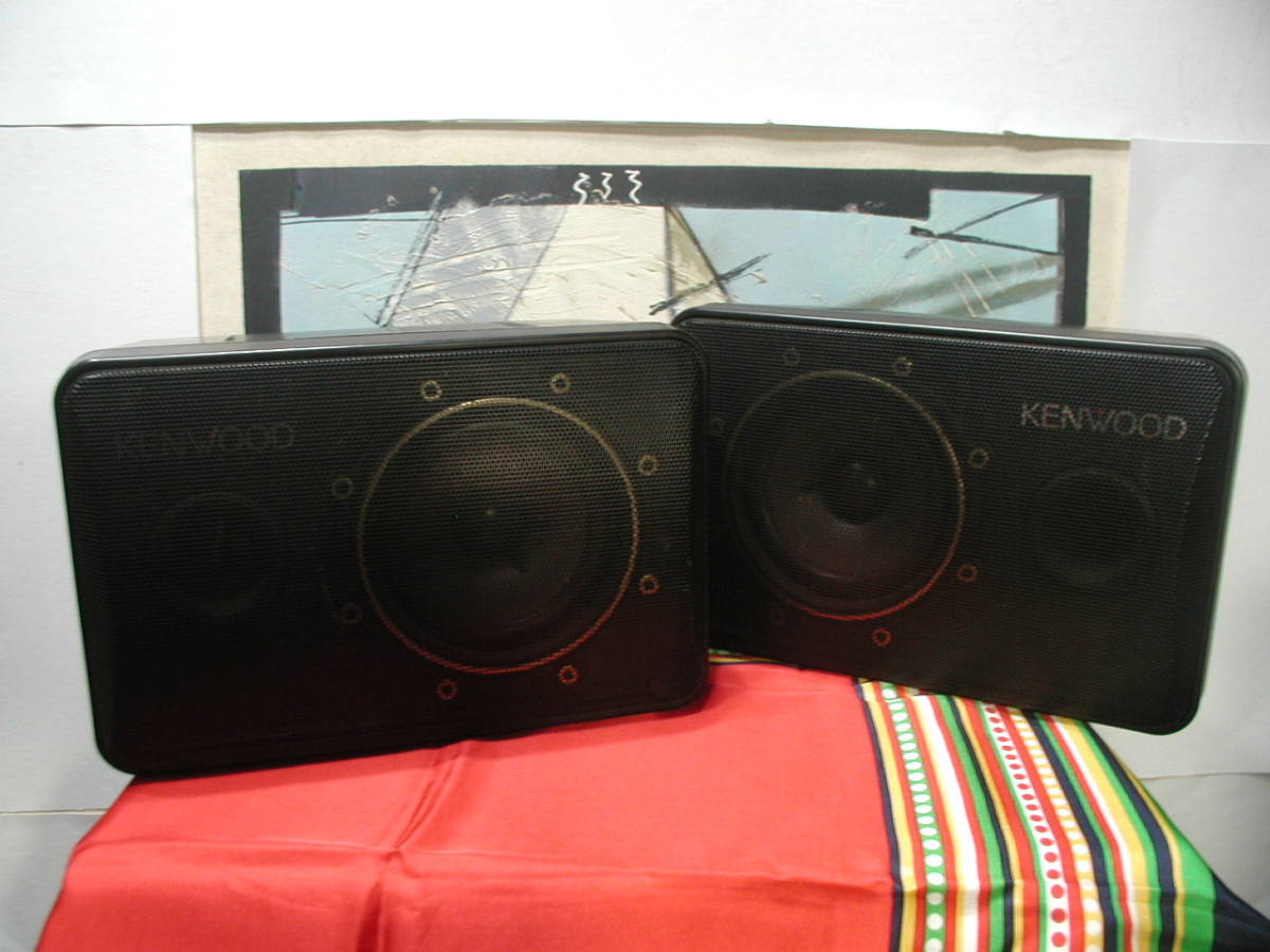 **KENWOOD CM-5 speaker 2 pcs set. operation OK* small size . free . installation . possible speaker system. Kenwood 