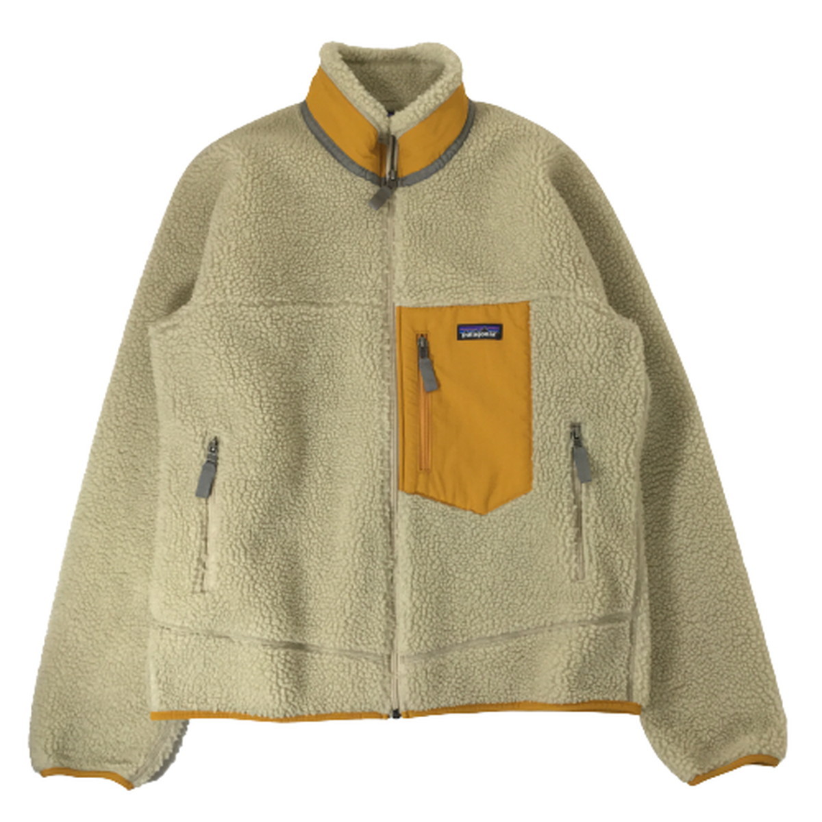 良品 Patagonia パタゴニア Classic Retro X クラシック レトロX ジャケット フリース イエロー 19AW 23056 FA19 PEWG 黄色 M_画像1