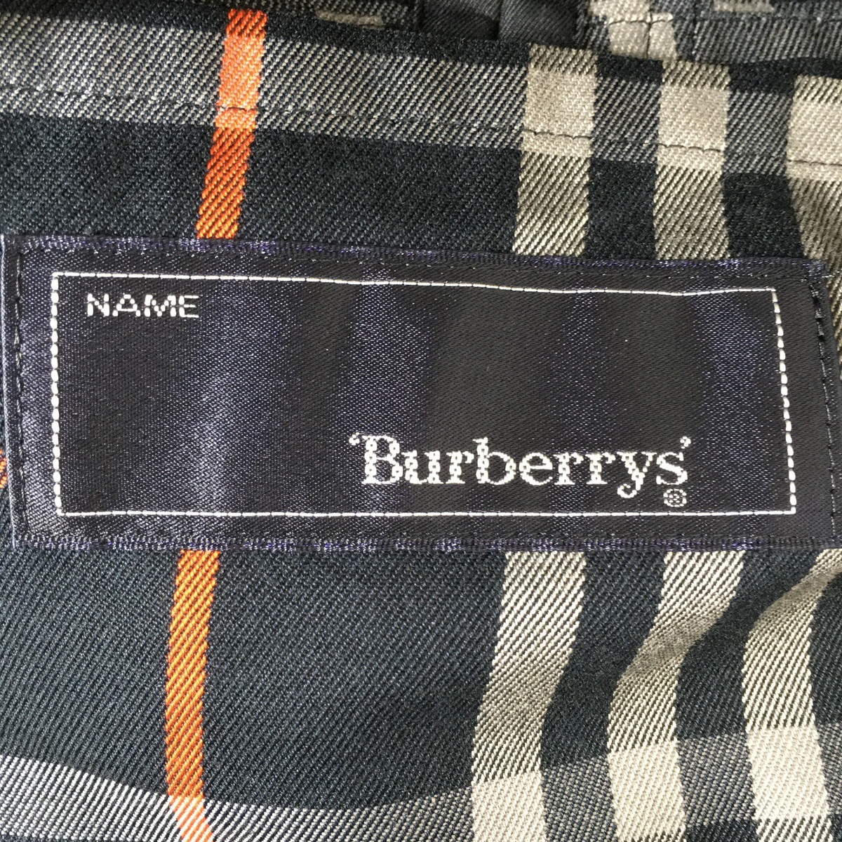 BURBERRY LONDON バーバリーロンドン バルマカーンコート ステンカラーコート ネイビー メンズ 94-175-6 L相当_画像4