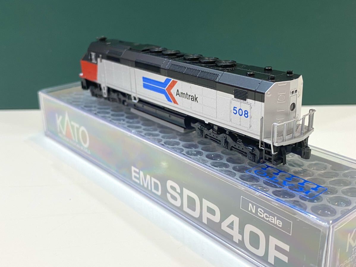 Nゲージ　KATO USA SDP40F Type-I Amtrak Phase I #508 美品_画像4