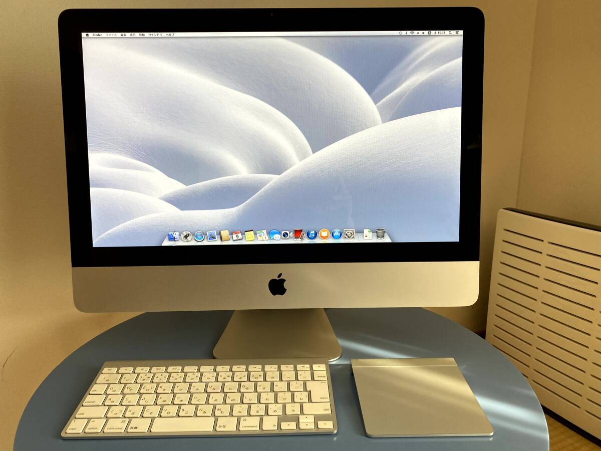 【特価】iMac 21.5inch 純正キーボード・マジックトラックパッド付きの画像2