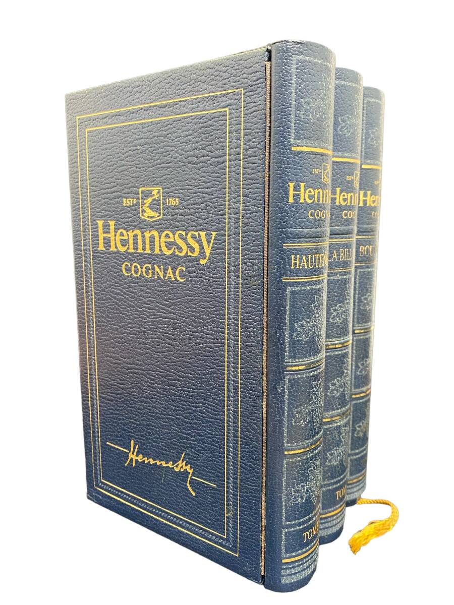 1007-1263 ☆ 未開栓 ☆ Hennessy COGNAC ヘネシー ライブラリー ブック シルバートップ 700ml 40% コニャック 古酒 _画像10