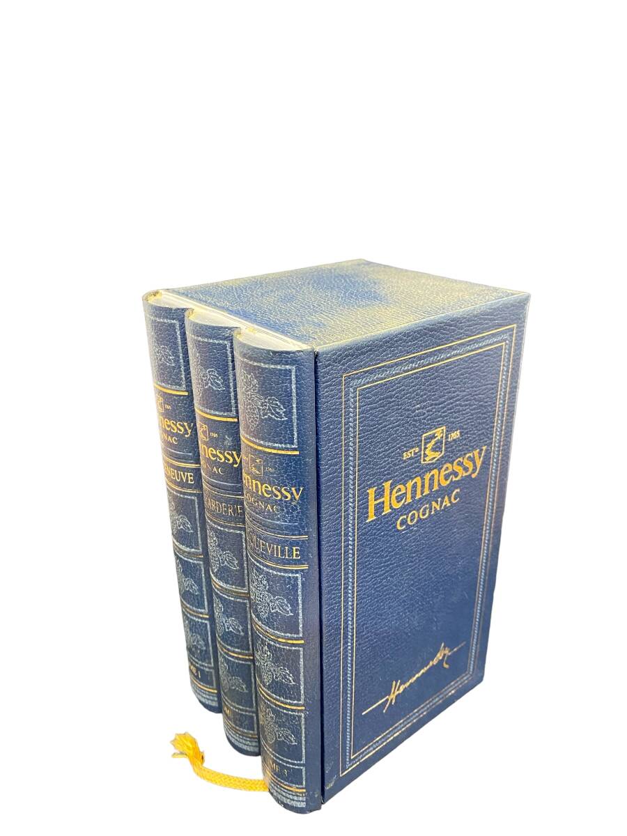 1007-1263 ☆ 未開栓 ☆ Hennessy COGNAC ヘネシー ライブラリー ブック シルバートップ 700ml 40% コニャック 古酒 _画像7