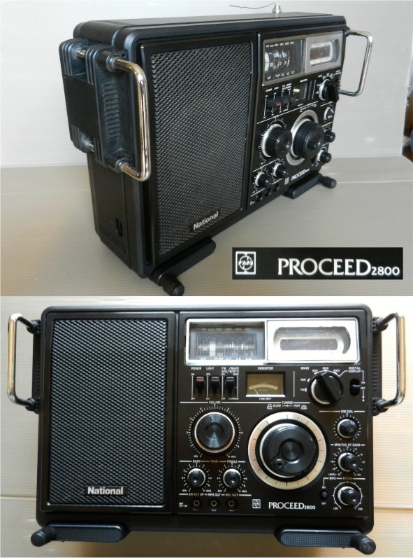 ナショナル PROCEED2800 昭和レトロ短波ラジオです。 - ラジオ ナショナル PROCEED2800 昭和レトロ短波ラジオです。 - ラジオ