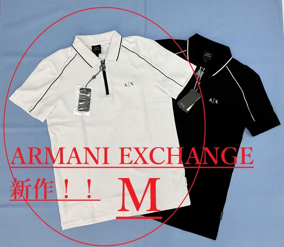 AX　ポロシャツ 0121　Mサイズ　ホワイト　ロゴ　新品 タグ付　アルマーニ エクスチェンジ　ギフトにも　3KZFFC ZJ81Z 1100_画像6