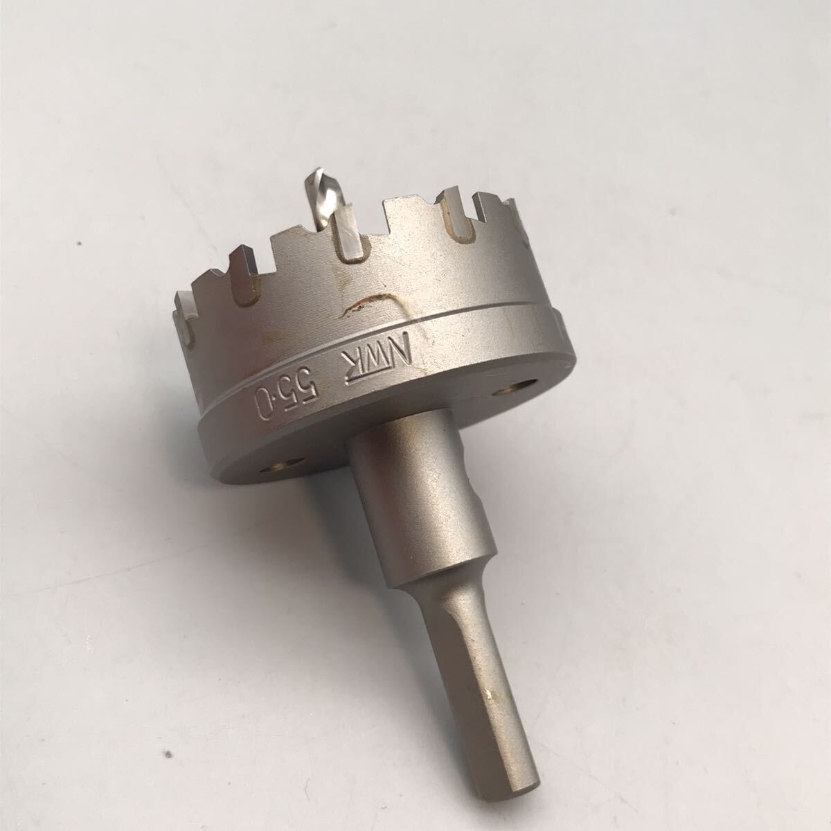 【未使用】NWK Drill Bit ドリル 超硬ホルソー 穴あけ パーツ 工具 55mm 電動工具 DIY 電気 振動 回転用 ナニワ建設 おすすめ_画像5