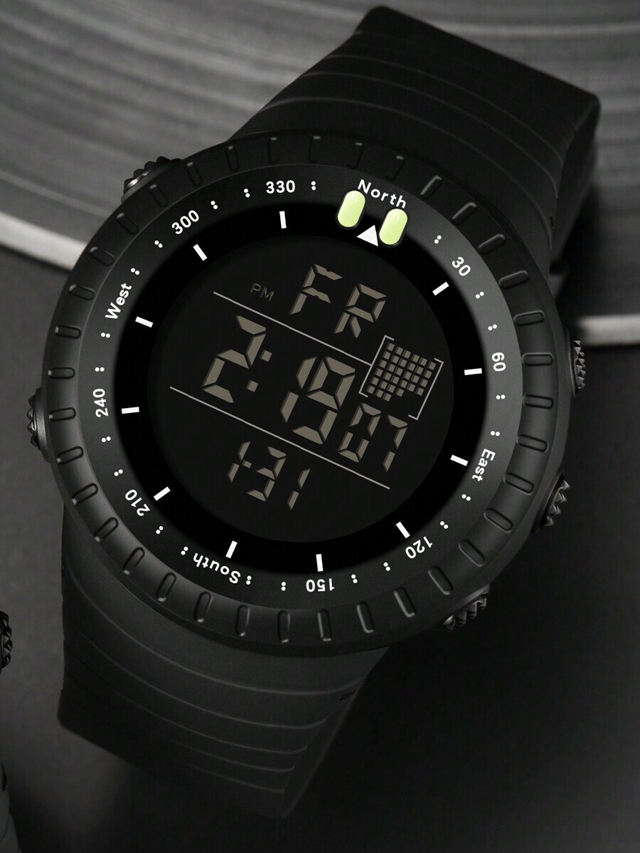 腕時計 メンズ デジタル トップブランドの防水デジタル腕時計。日常生活にぴったりで、アウトドア、釣り、キャンプに最適です。ライトや_画像1