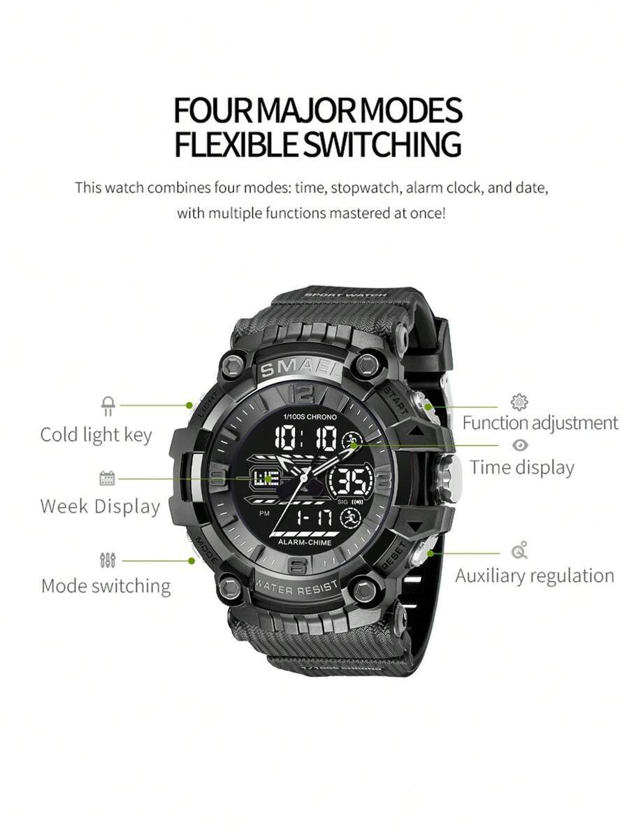 腕時計 メンズ デジタル メンズ腕時計 スポーツ アウトドア 多機能 耐水性 超軽量_画像6