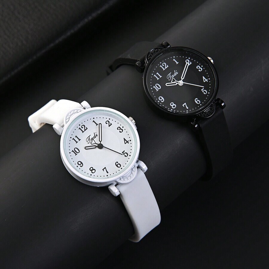 腕時計 レディース セット レディース腕時計 2本セット 高級エレガント アロイ製 腕時計 シリコン製バンド クォーツ 大人気 ホ_画像1