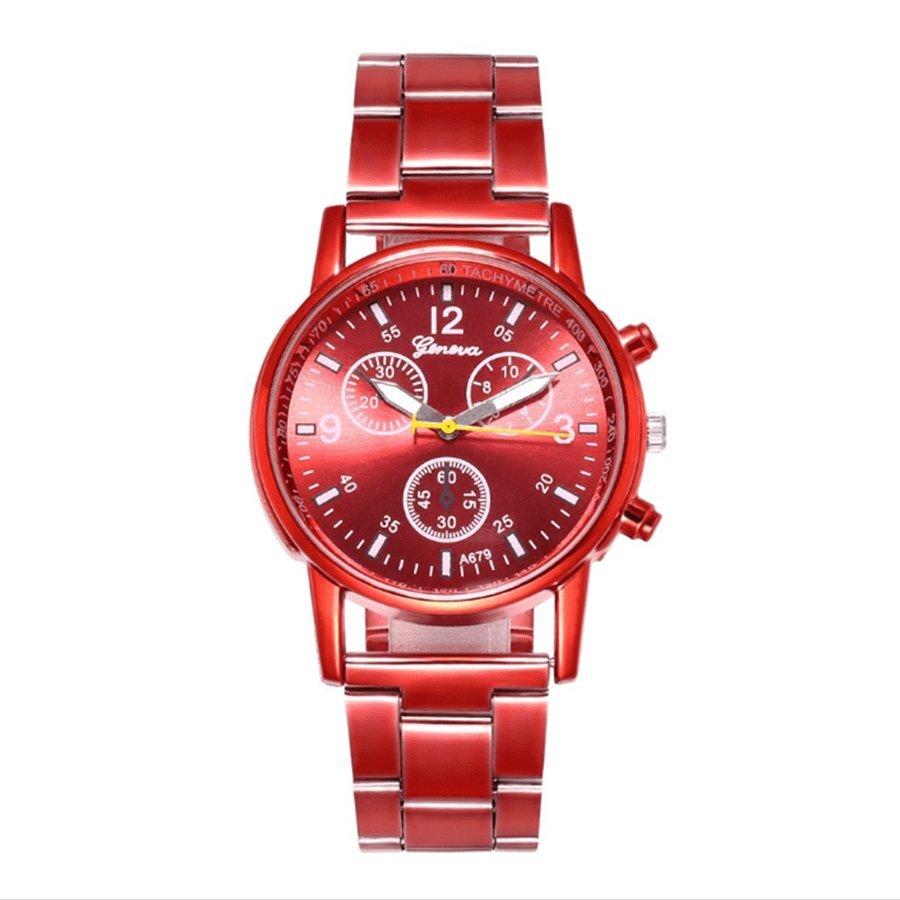 腕時計 レディース クォーツ レディースウォッチ ファッション クオーツ時計 スチール製 ビジネス用 ギフト 1個 女性用 時計_画像3