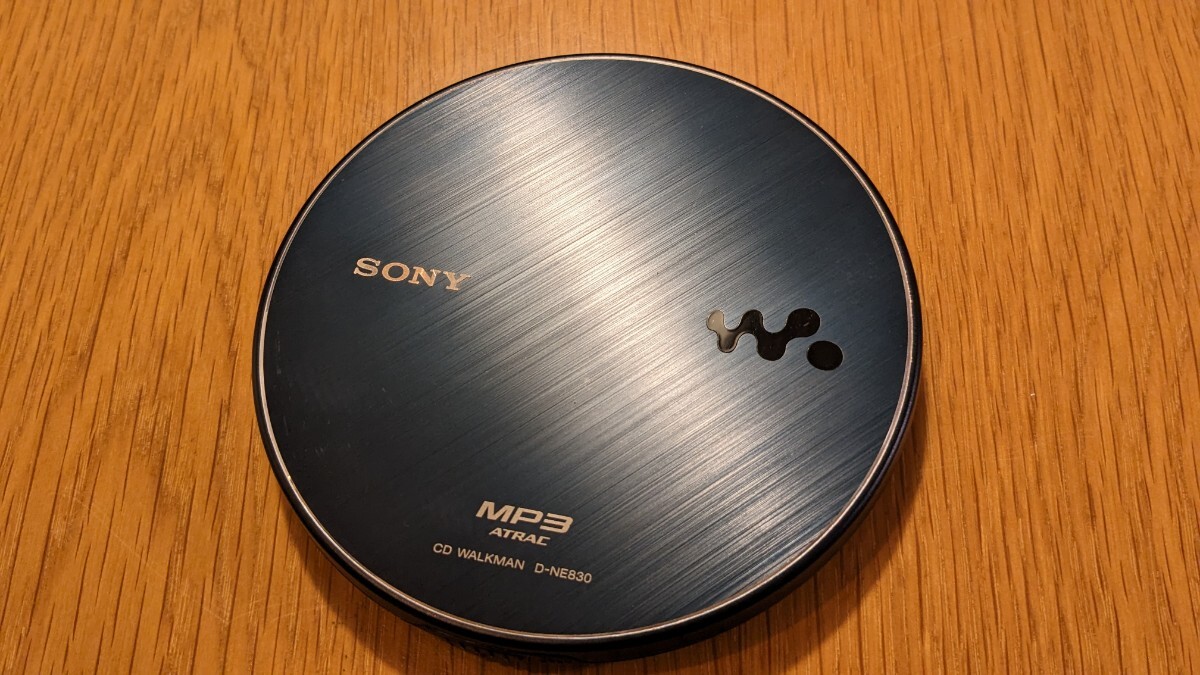 ■動作確認 D-NE830 SONY ポータブルCDプレーヤー バッテリー新品 の画像1