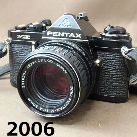 FK-2006◆PENTAX ME ブラック　1:1.4　50㎜　レンズ付　ジャンク現状 20240313_画像1