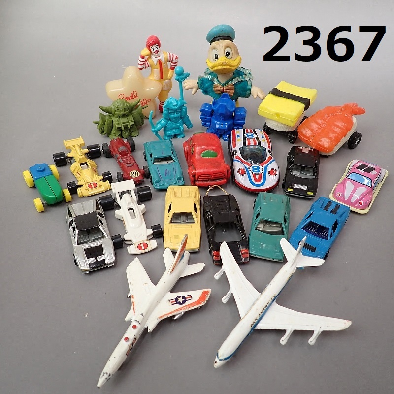 FK-2367◆当時物 MORINAGA 森永 ミニカー 他古い玩具 まとめ売り 20240321の画像1
