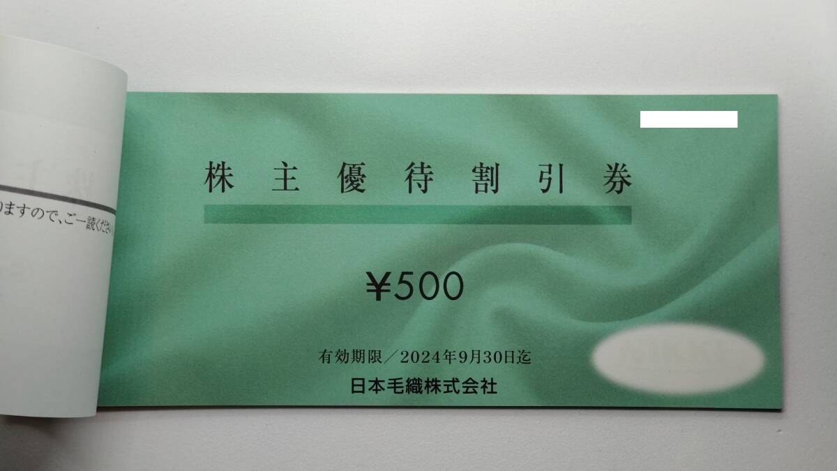 日本毛織 ニッケ 株主優待割引券(3000円分) 2024年9月30日期限 ゴルフ テニス サーティーワン TSUTAYA キッズランドの画像2