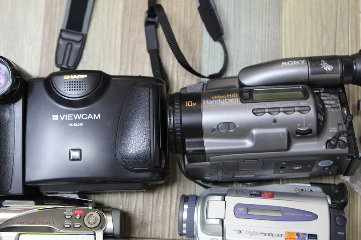 １６ ビデオカメラまとめ Hitachi panasonic nv-DS200 sony DCR-TRV18 canon FVM10 FV200 handycam の画像3