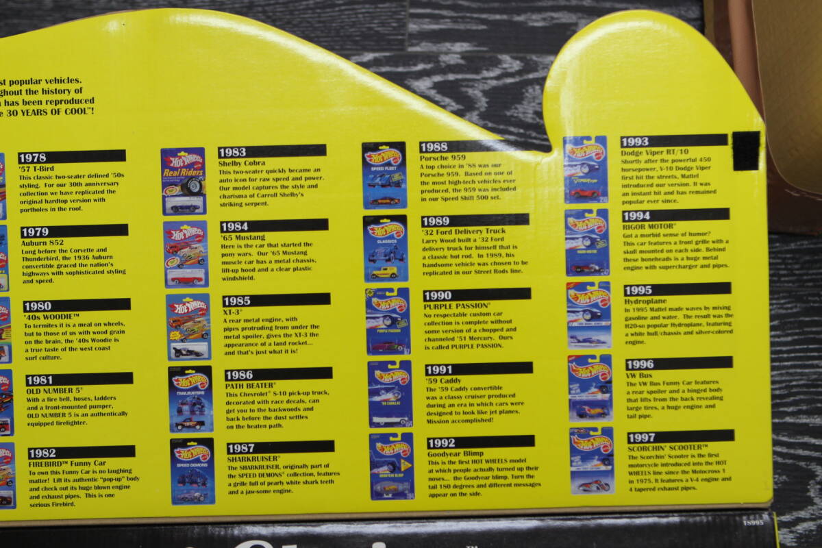 #1044 HOT WHEELS Collector's Choice special edition 1968-1998 30台 ホットウィールズ コレクターズチョイス ミニカー おもちゃ の画像3