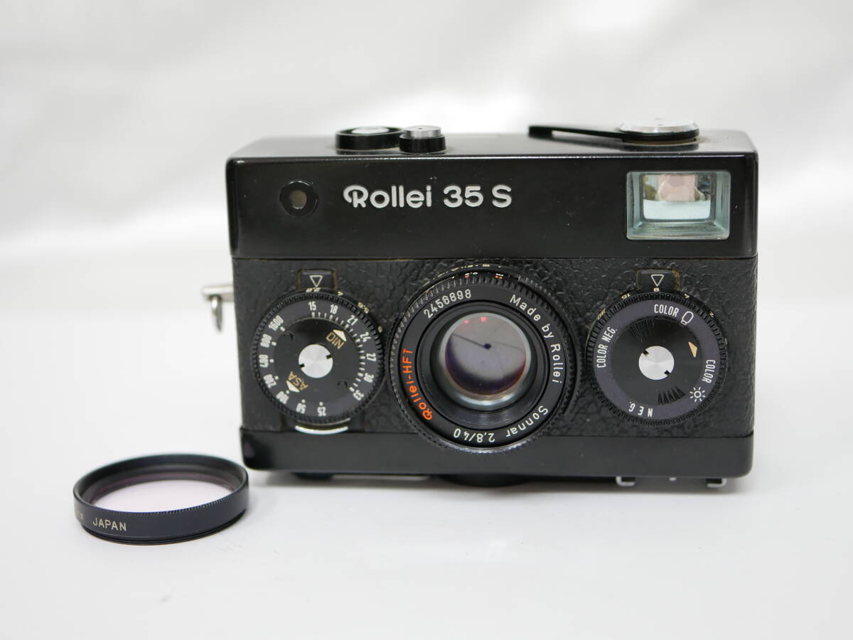 #1436 Rollei35S sonnar 40mm F2.8 シンガポール製 ローライ コンパクトフィルムカメラ ゾナーレンズの画像1