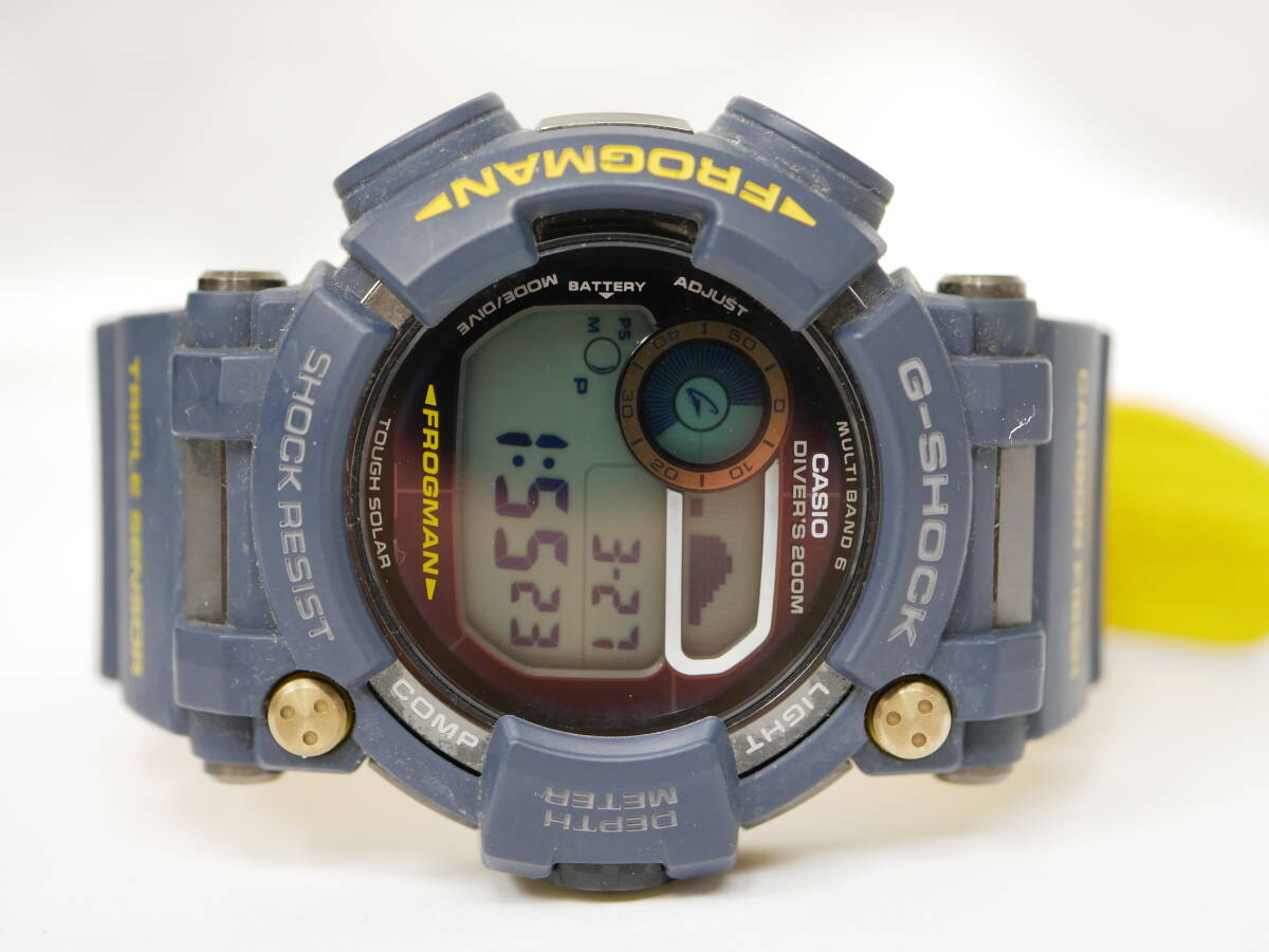 #2058 CASIO GWF-D1000NV-2JF FROGMAN G-shock カシオ フロッグマン デジタル腕時計 _画像2