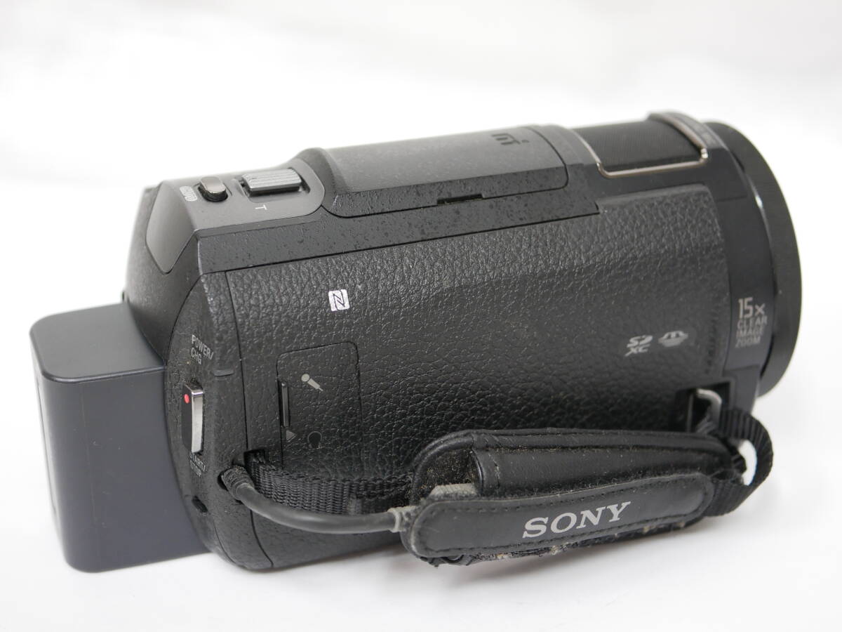 #2050 Sony FDR-AX30 4K handycam zeissレンズ ソニー デジタルビデオカメラの画像6