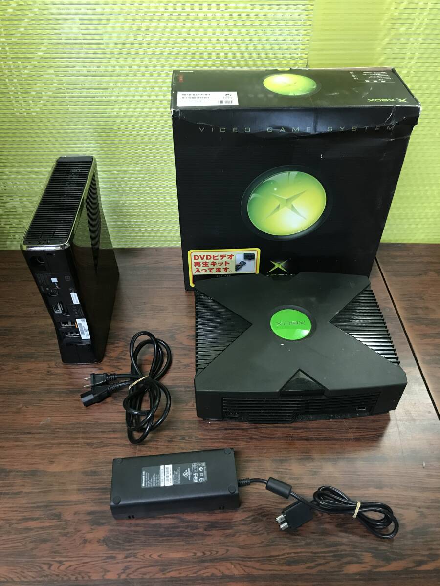 Microsoft Xbox360 Xbox 2consoles tested マイクロソフト Xbox360 本体2台 動作確認済 D415_画像1