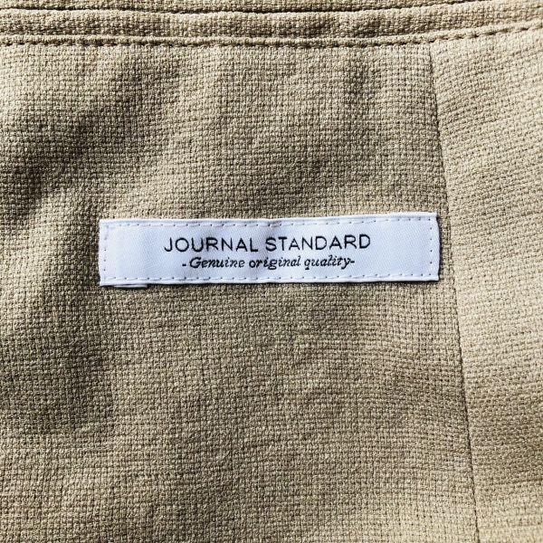 ジャーナルスタンダード　JOURNAL STANDARD スーツ　セットアップ　テーラードジャケット　ベージュ　M 本切羽　ストレッチ　春夏　_画像3