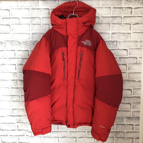 ノースフェイス　THE NORTH FACE　スペクトラムダウンジャケット　赤　レッド　L　HYVENT　アウトドア　アウター　NFJ1DF58　メンズ_画像1