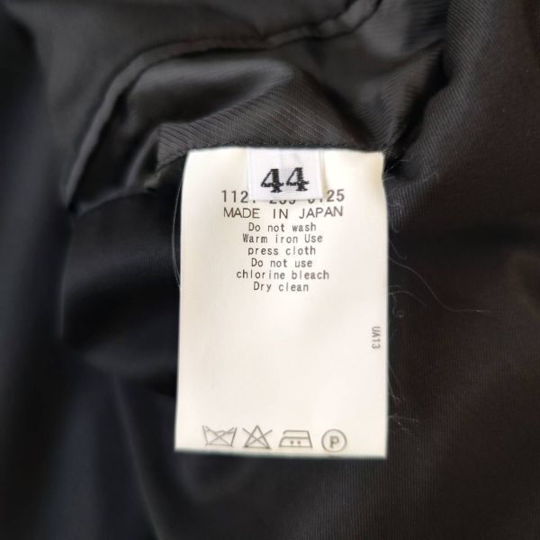 ディストリクト　ユナイテッドアローズ　District UNITED ARROWS スーツ　セットアップ　テーラードジャケット　ブラック　44 ウール_画像6