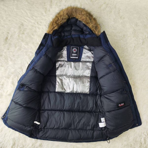  North Face THE NORTH FACE пуховик ma медведь -doM темно-синий GORE THERMIUM мех PROHEAT McMURDO женский 