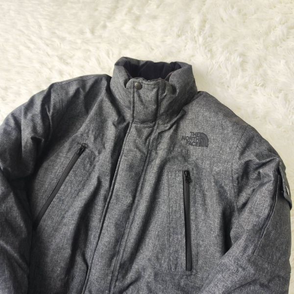 ノースフェイス　THE NORTH FACE　ダウンジャケット　グレー　XL　DRYVENT　大きいサイズ　アウトドア　アウター　メンズ