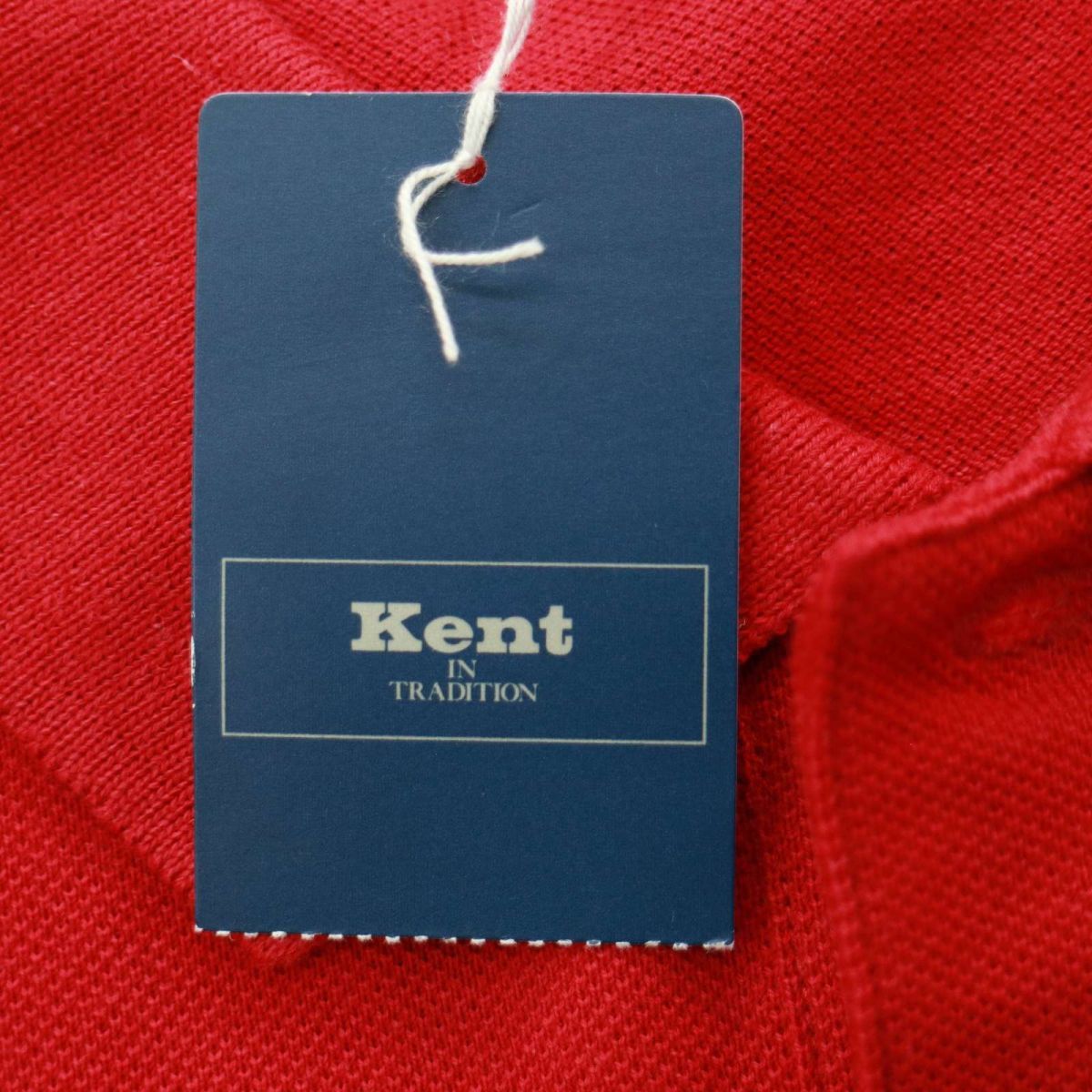 【新品 未使用】 Kent in TRADITION ケント 春夏 ロゴ刺繍★ 半袖 鹿の子 ポロシャツ Sz.M　メンズ　A3T07934_7#D_画像6