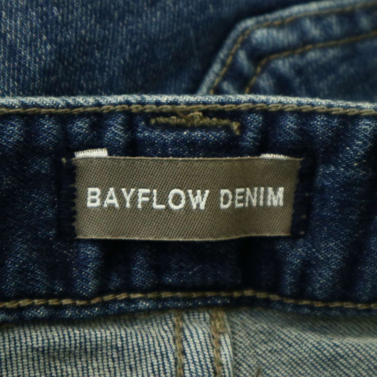 BAYFLOW DENIM ベイフロー TAPERED★ USED加工 ストレッチ テーパード デニム パンツ ジーンズ Sz.4　メンズ　A4B01369_3#R_画像8