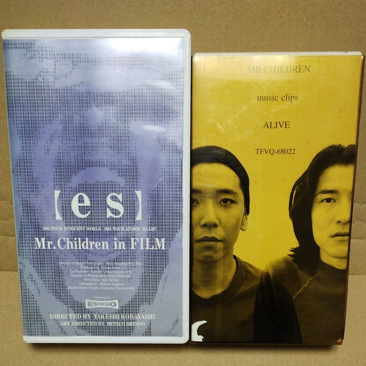 ミスター・チルドレン　VHS 2個セット 【es】「music clips ALIVE」